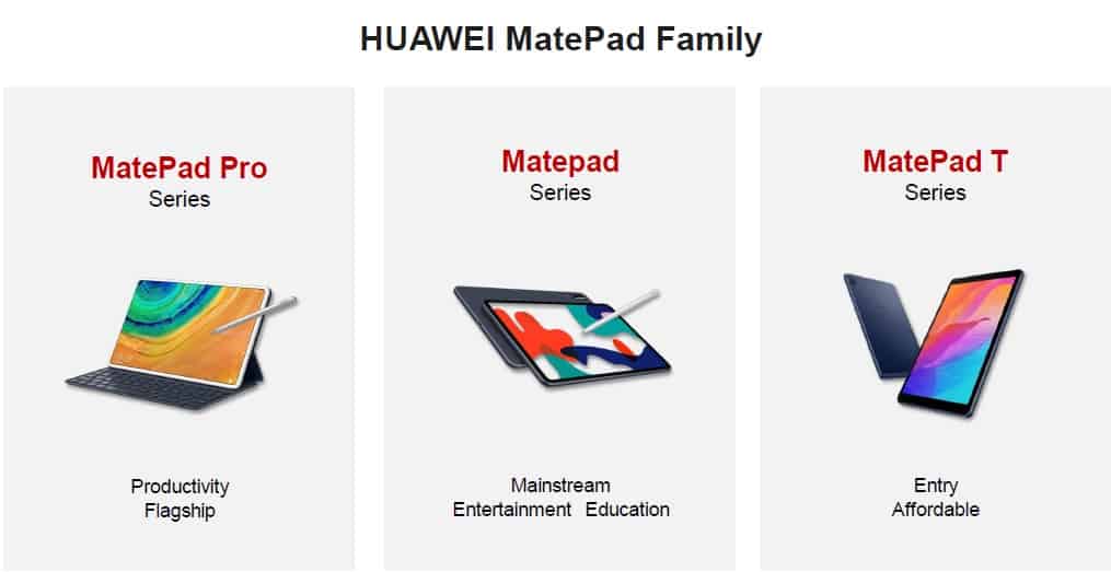 Huawei MatePad Family