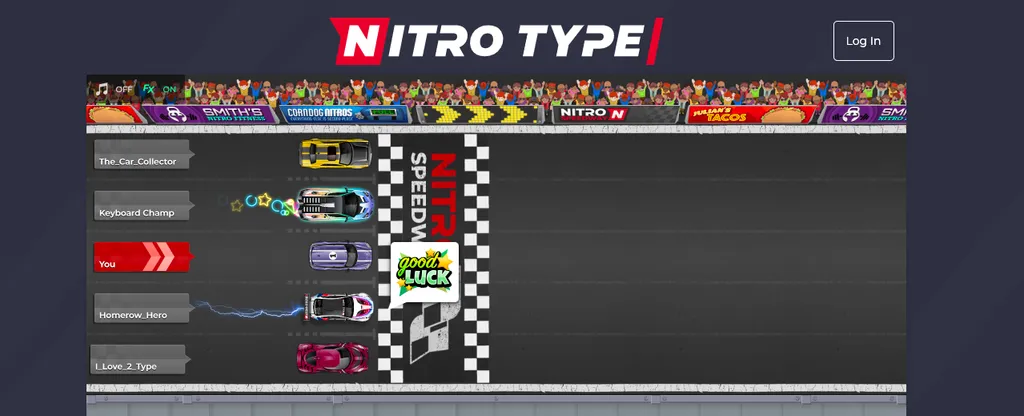 Nitro Type - Play Free Typing Games & Keyboard Games