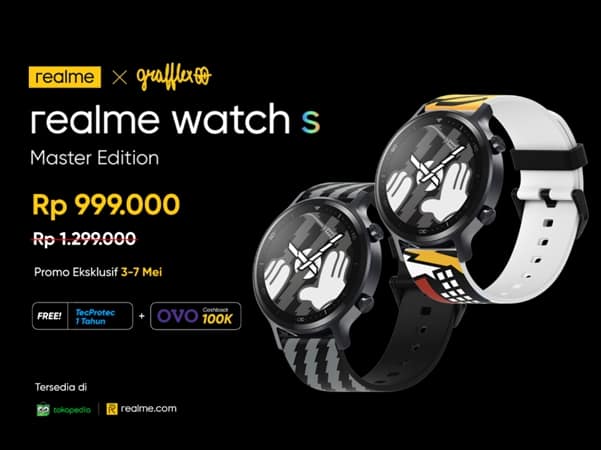 Perilisan realme 8 Pro Illuminating Yellow & realme Watch S Master Edition 11