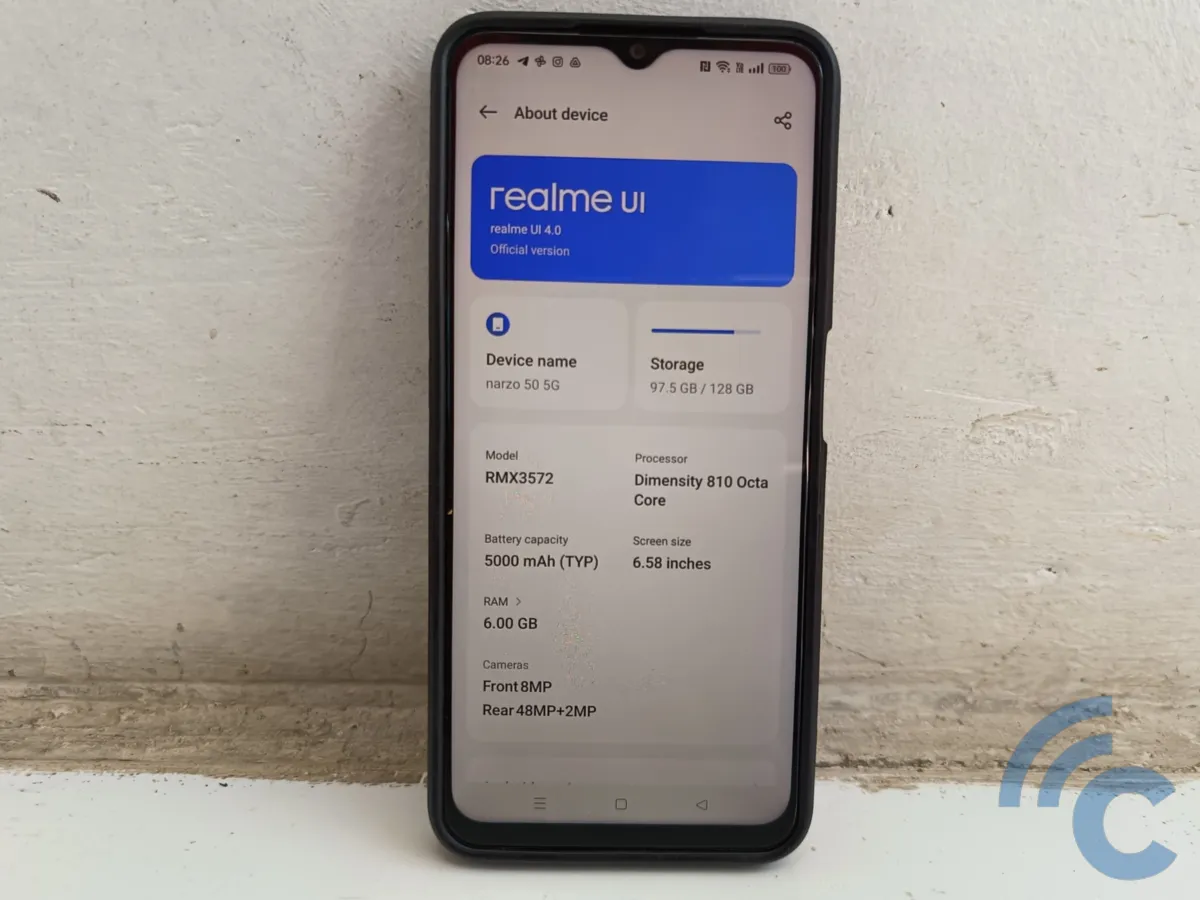 realme narzo 50 5G cover