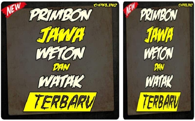 Primbon Jawa Weton & Watak Terbaru