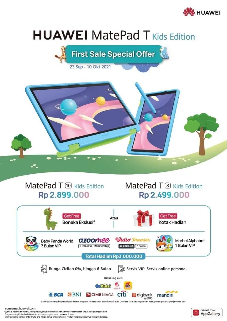 Huawei MatePad T8 Kids Edition, Tablet yang Cocok untuk si Kecil 3