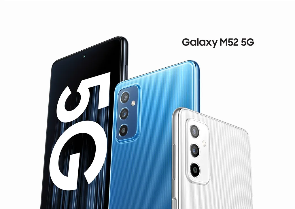 Desain Galaxy M52 5G