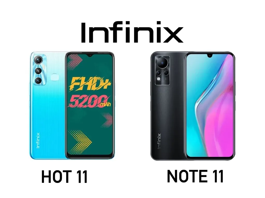 infinix hot 11 dan note 11
