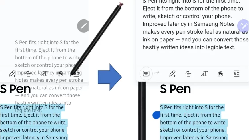 Quick Note dengan S Pen