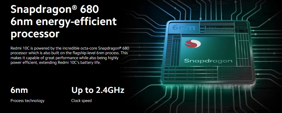 Snapdragon 680 Redmi 10C