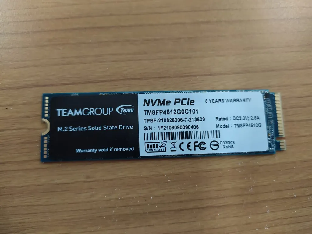 Team Group MP34 M.2 NVMe SSD
