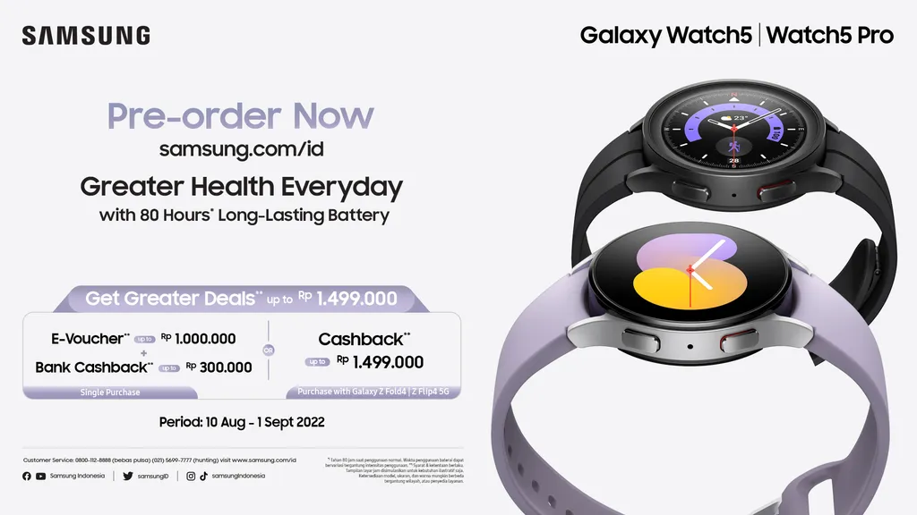 Segera Pre-Order Galaxy Watch5 _ Watch5 Pro!_