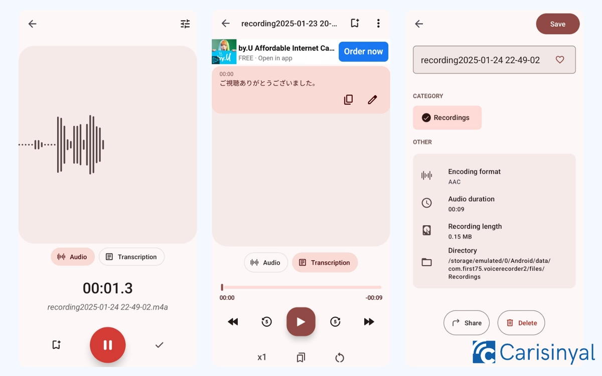 Voice Recorder by Smart Mobi Tools_