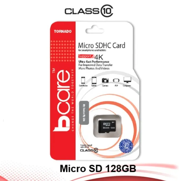 b-care microSD kelas 10 128 GB