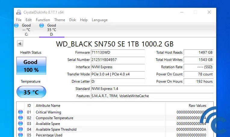 WD_BLACK SN750 SE NVMe SSD 1TB