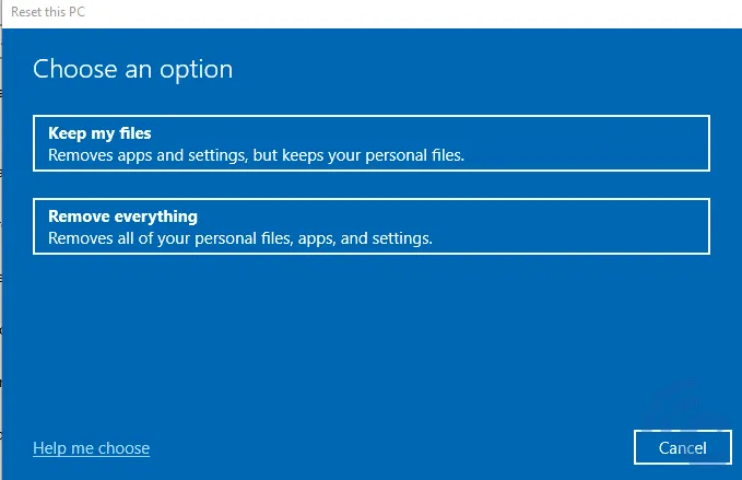 Cara Instal ulang Windows 10
