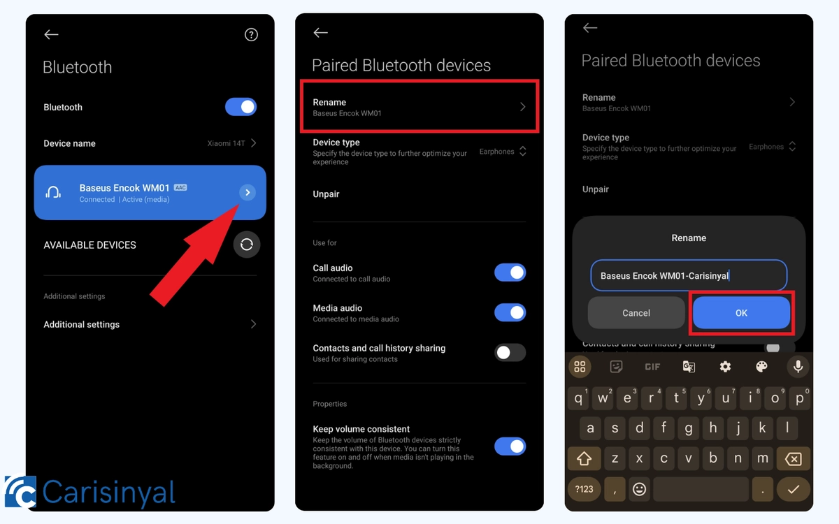 Cara Mengganti Nama Bluetooth di HP Xiaomi & POCO