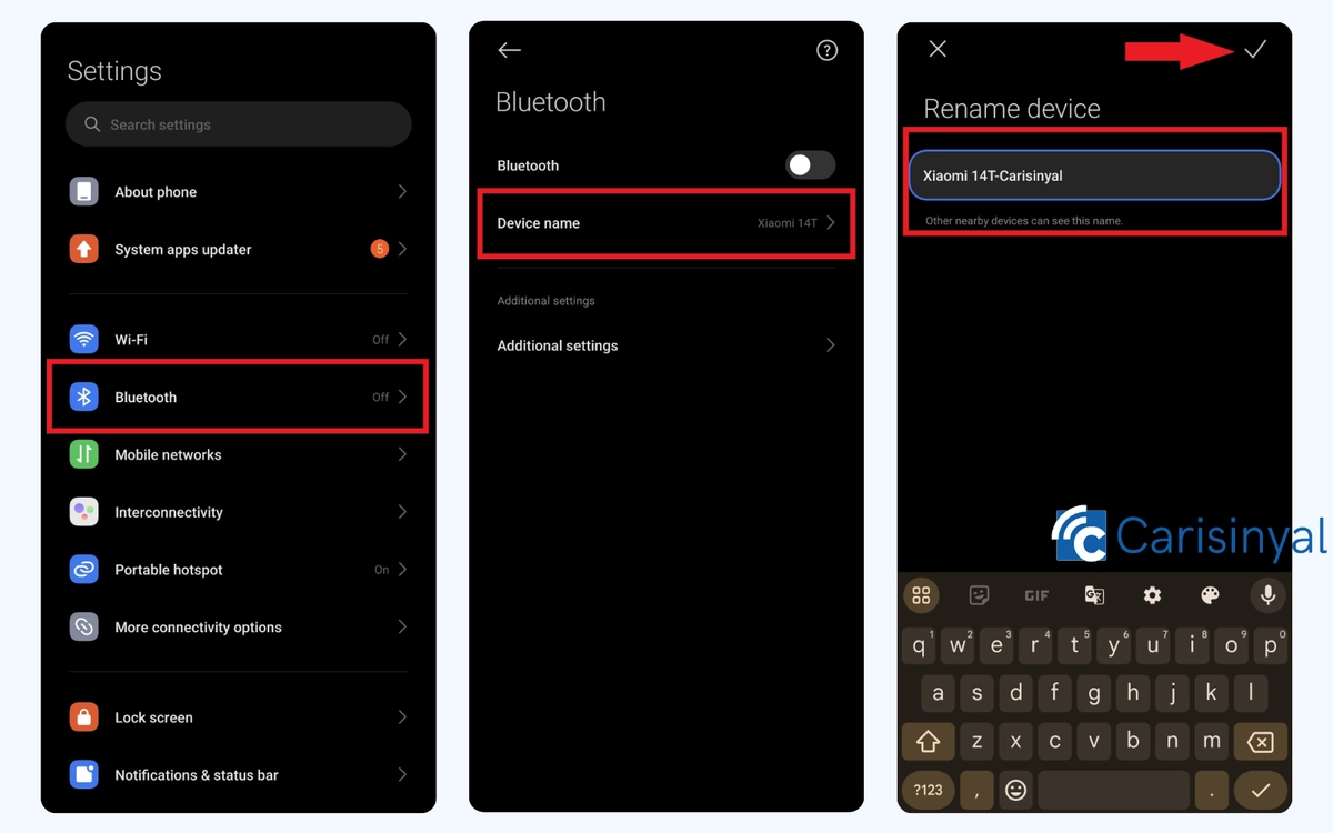 Cara Mengganti Nama Bluetooth di HP Xiaomi & POCO