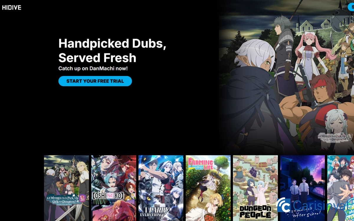 Situs streaming anime_HiDive_