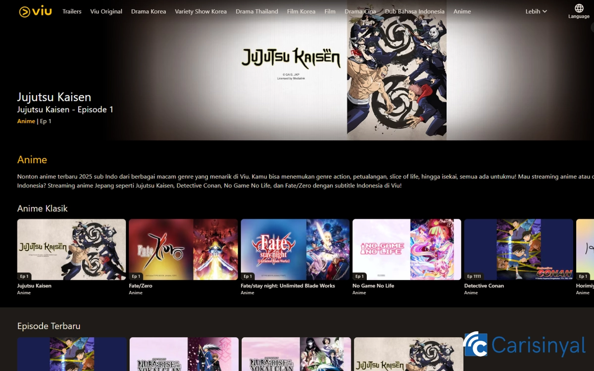 Situs streaming anime_Viu_