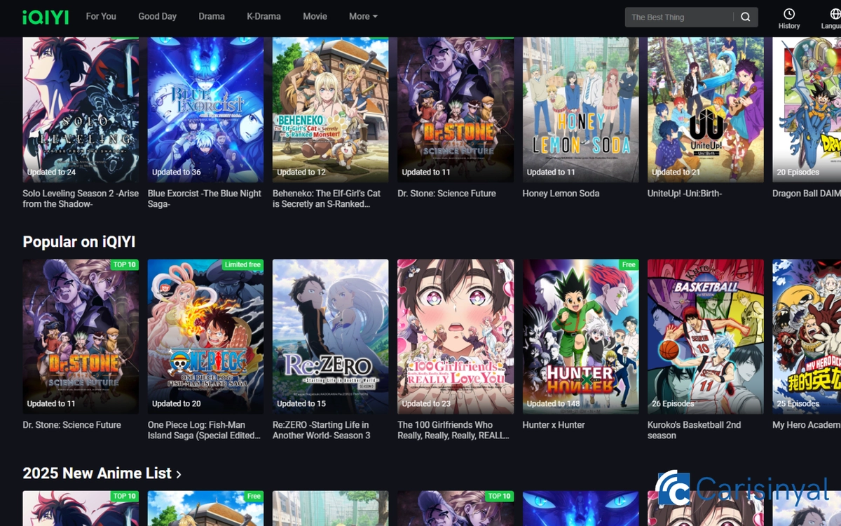 Situs streaming anime_iQIYI_