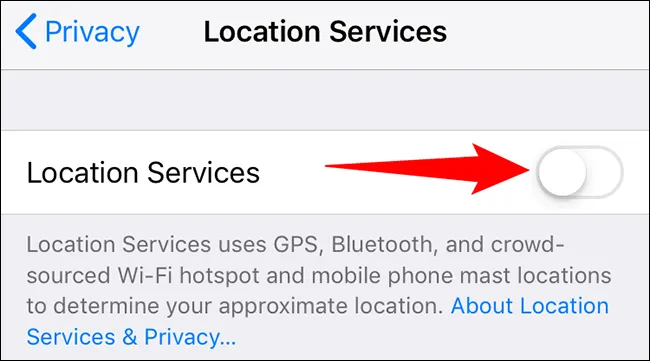 cara mengaktifkan lokasi di iphone_