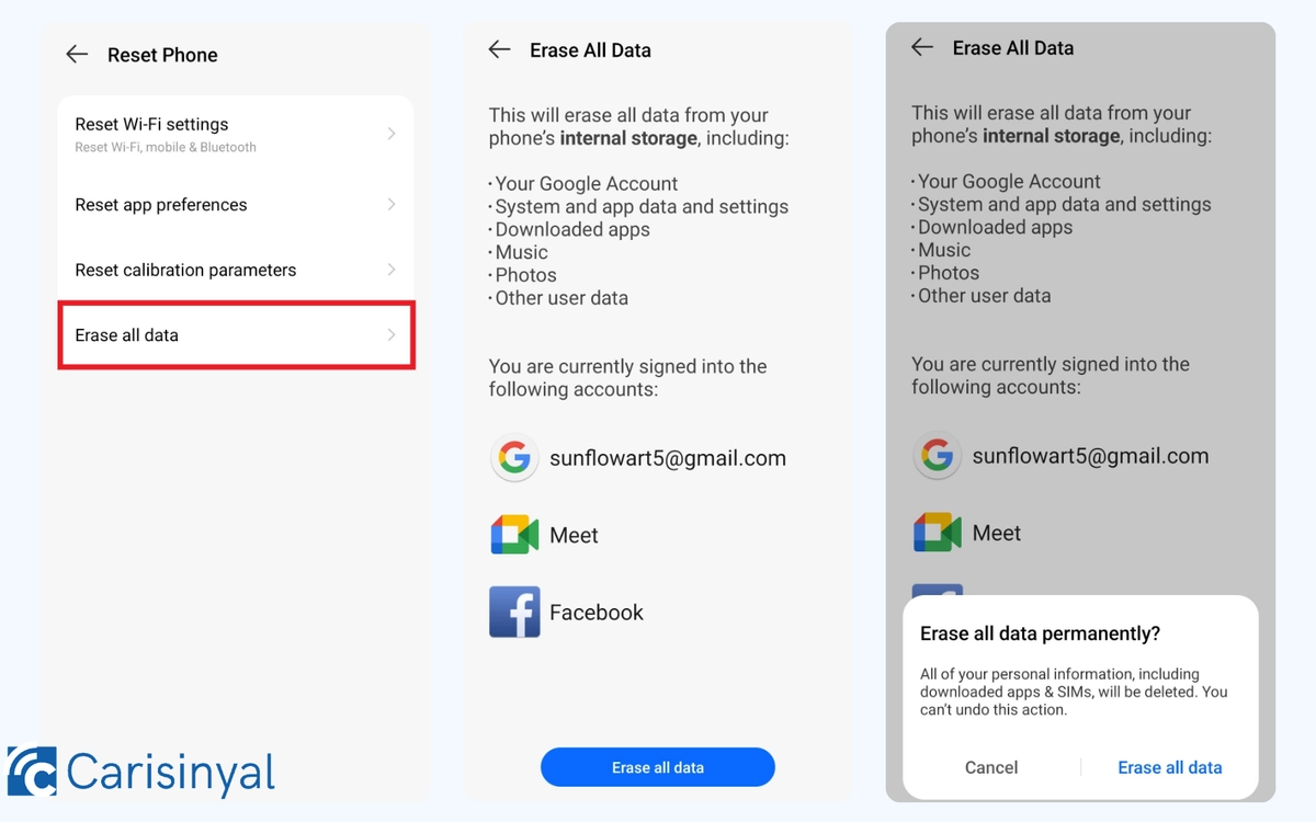 Cara Melakukan Hard Reset di HP Tecno