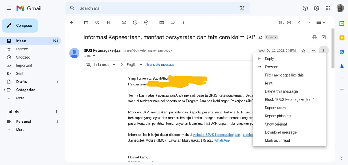 email spam_