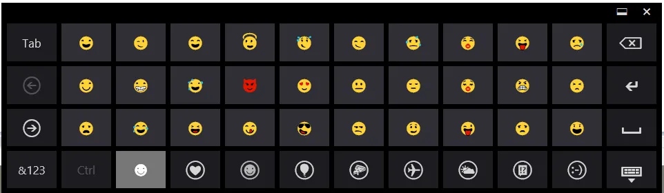 emoji windows 8.1_