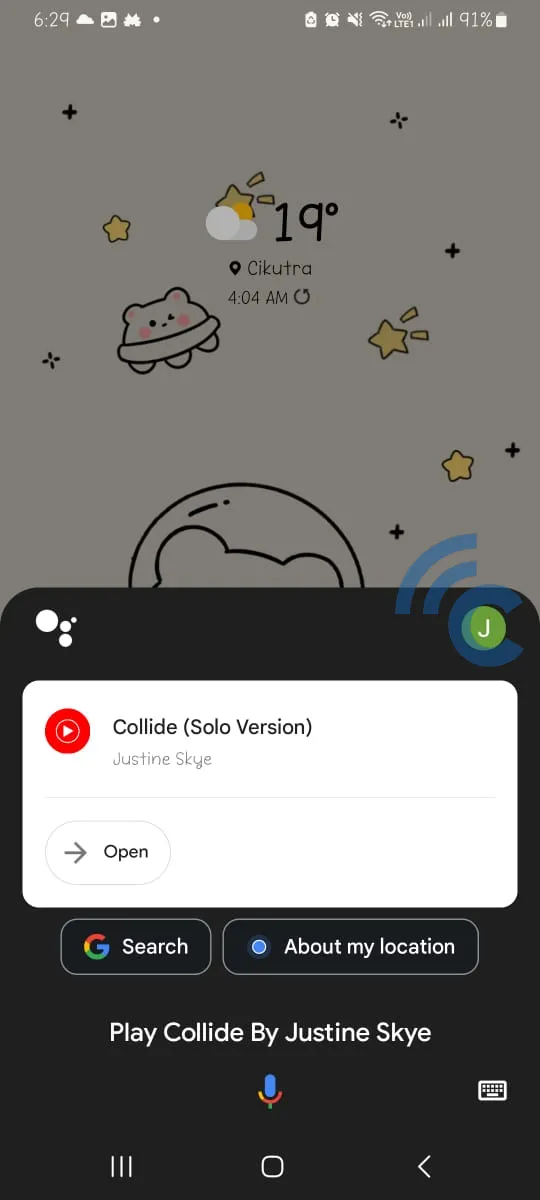 google assistant play music_