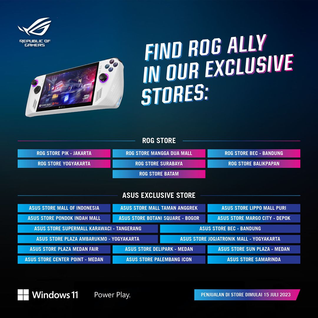 asus store rog ally