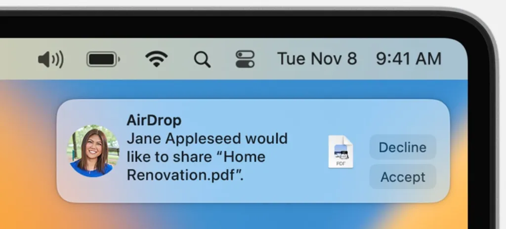 How to use Airdrop