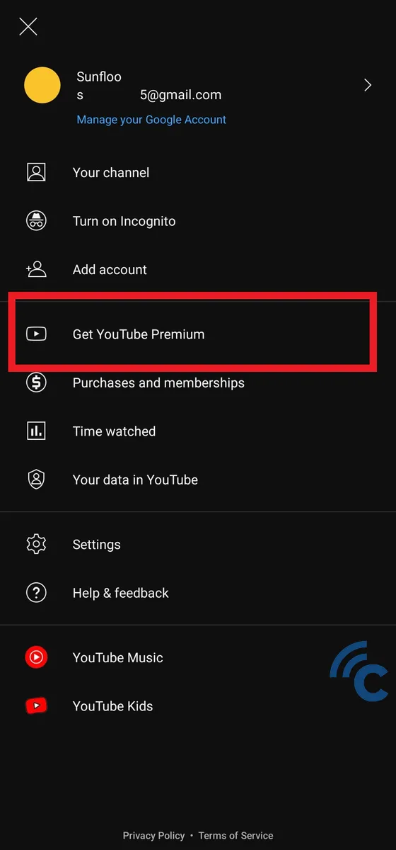 cara berlangganan youTube premium
