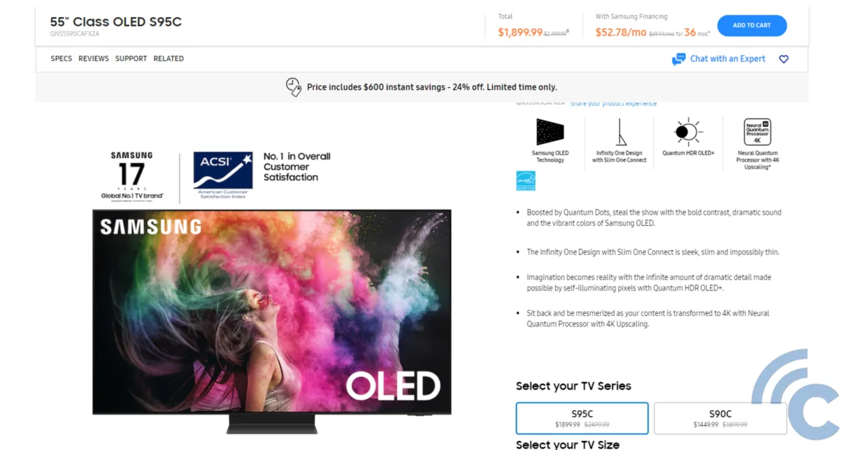 harga samsung tv OLED