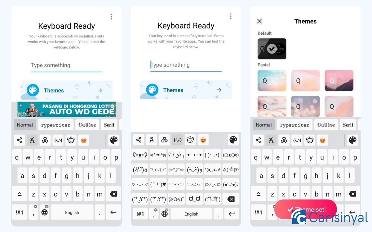 Fonts Keyboard_