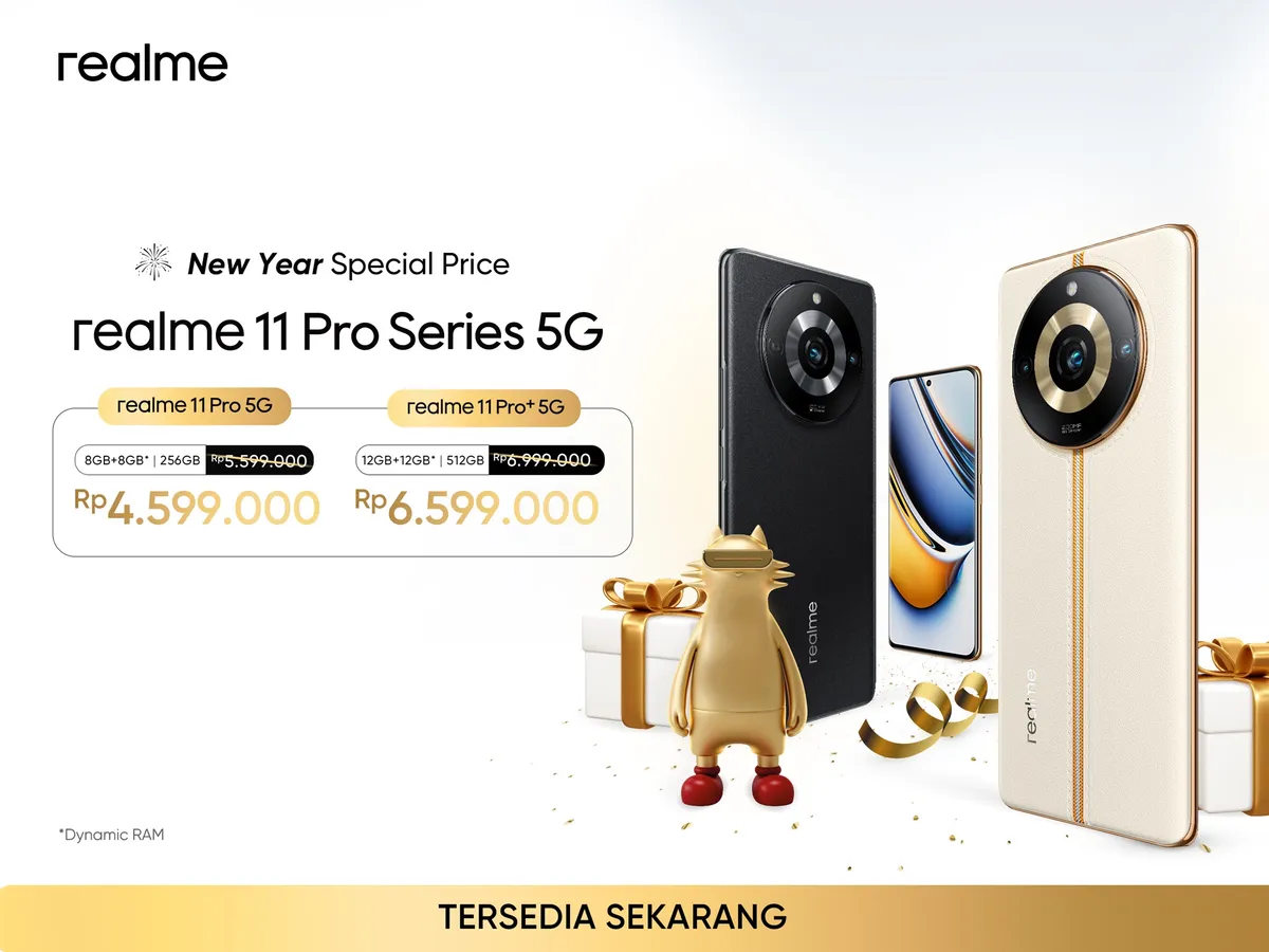 Harga baru realme 11 Pro Series 5G