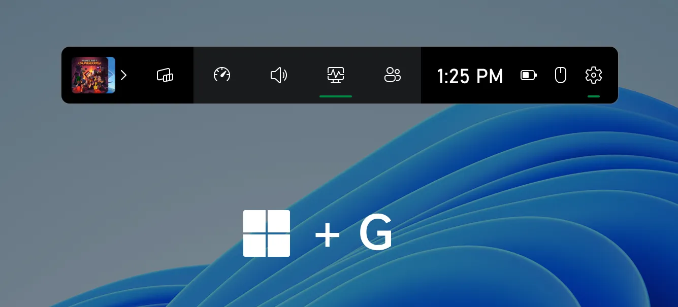 Windows + G