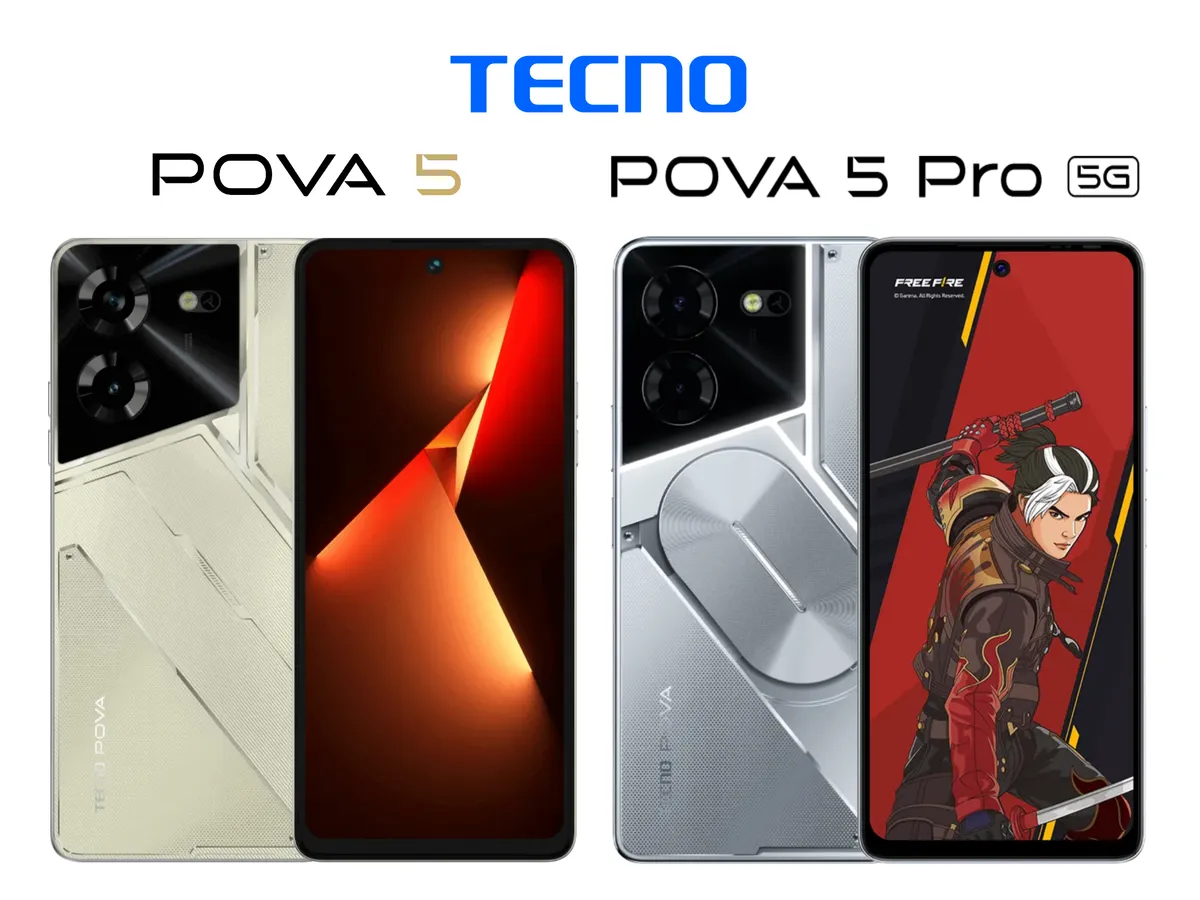 Perbedaan Tecno POVA 5 vs Tecno POVA 5 Pro 5G