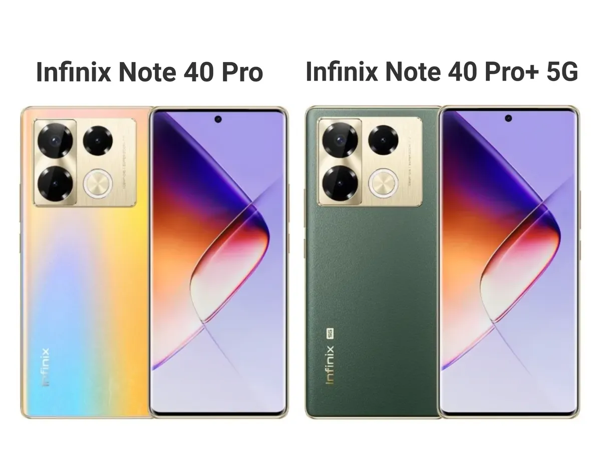 Perbedaan Infinix Note 40 Pro vs Infinix Note 40 Pro+ 5G