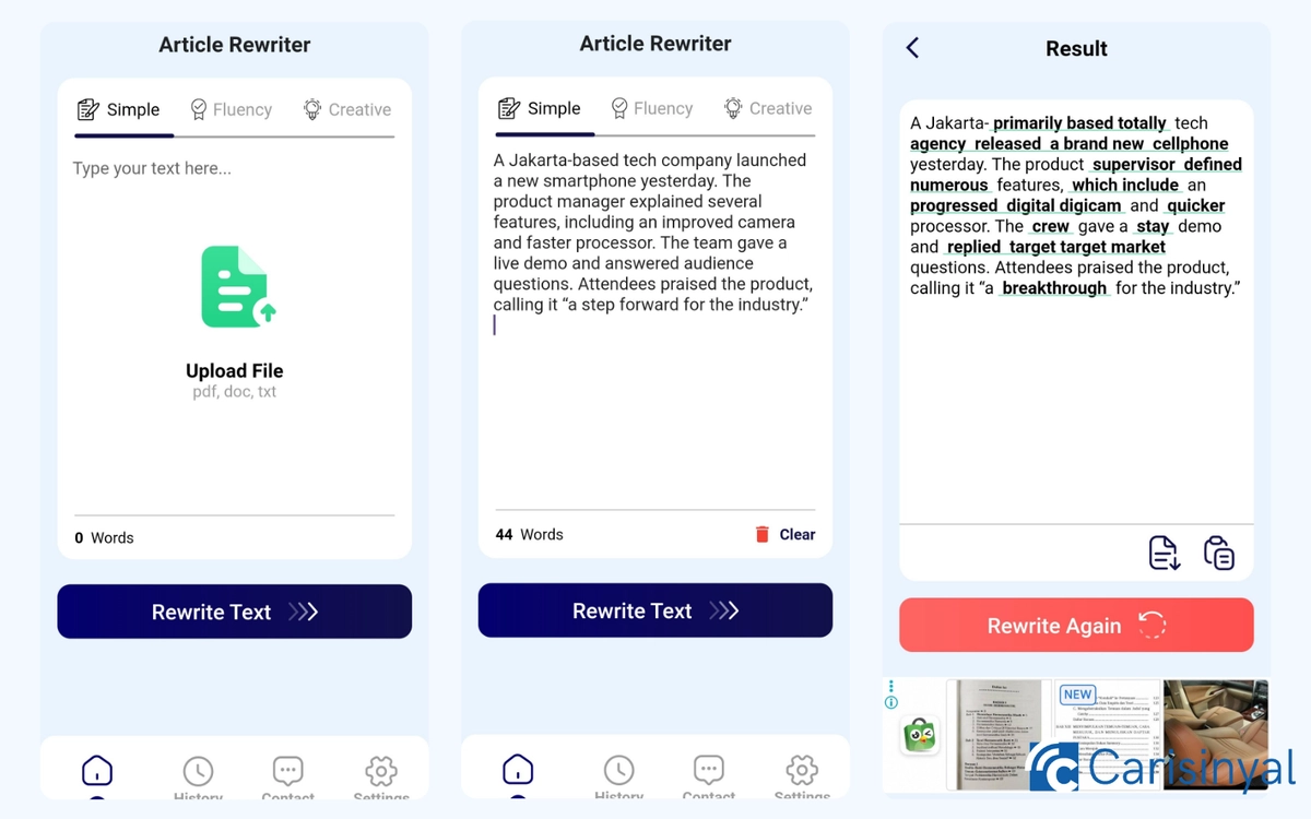 Prepostseo Article Rewriter_