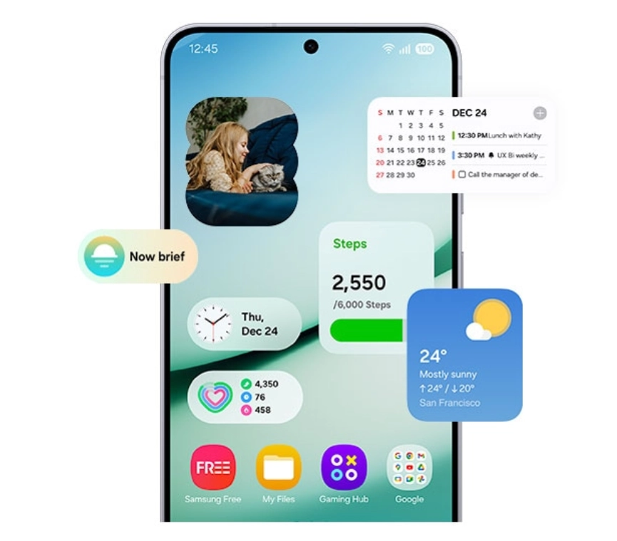 samsung galaxy s25 fe update OS 7 kali