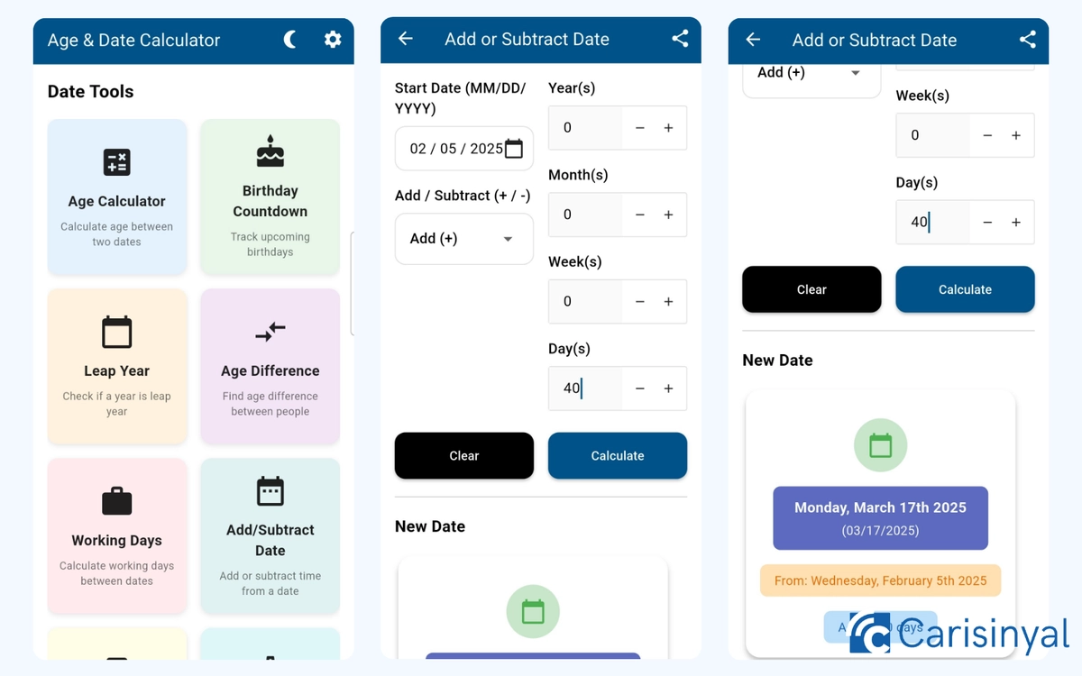 Age & Date Calculator by NewsMediaLists_