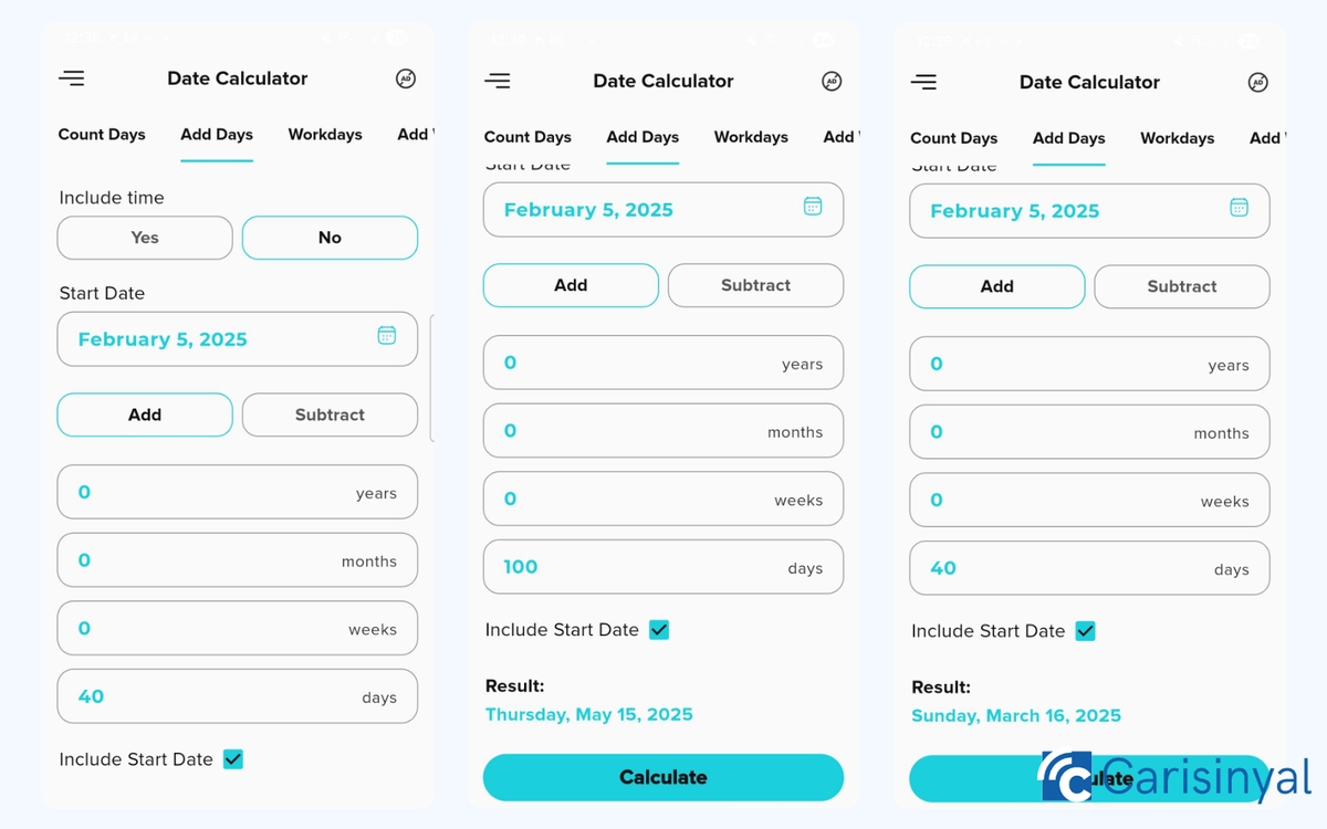 Date & Time Calculator by SHPAVDA, TOO_